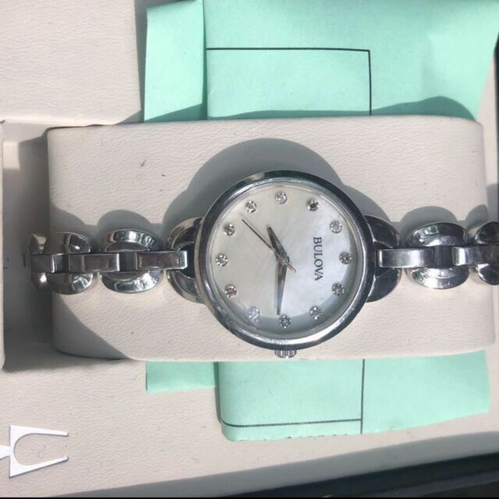Silver Bulova Watch